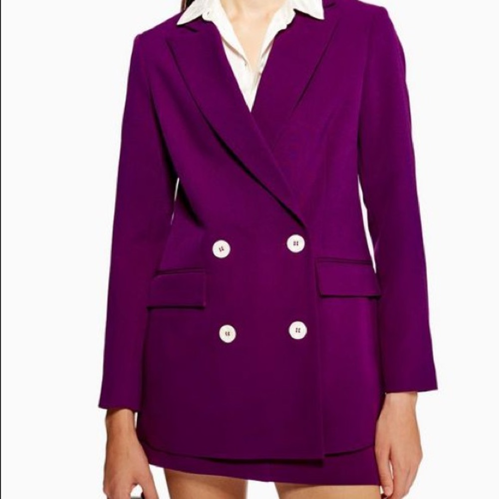 Topshop Purple Suit